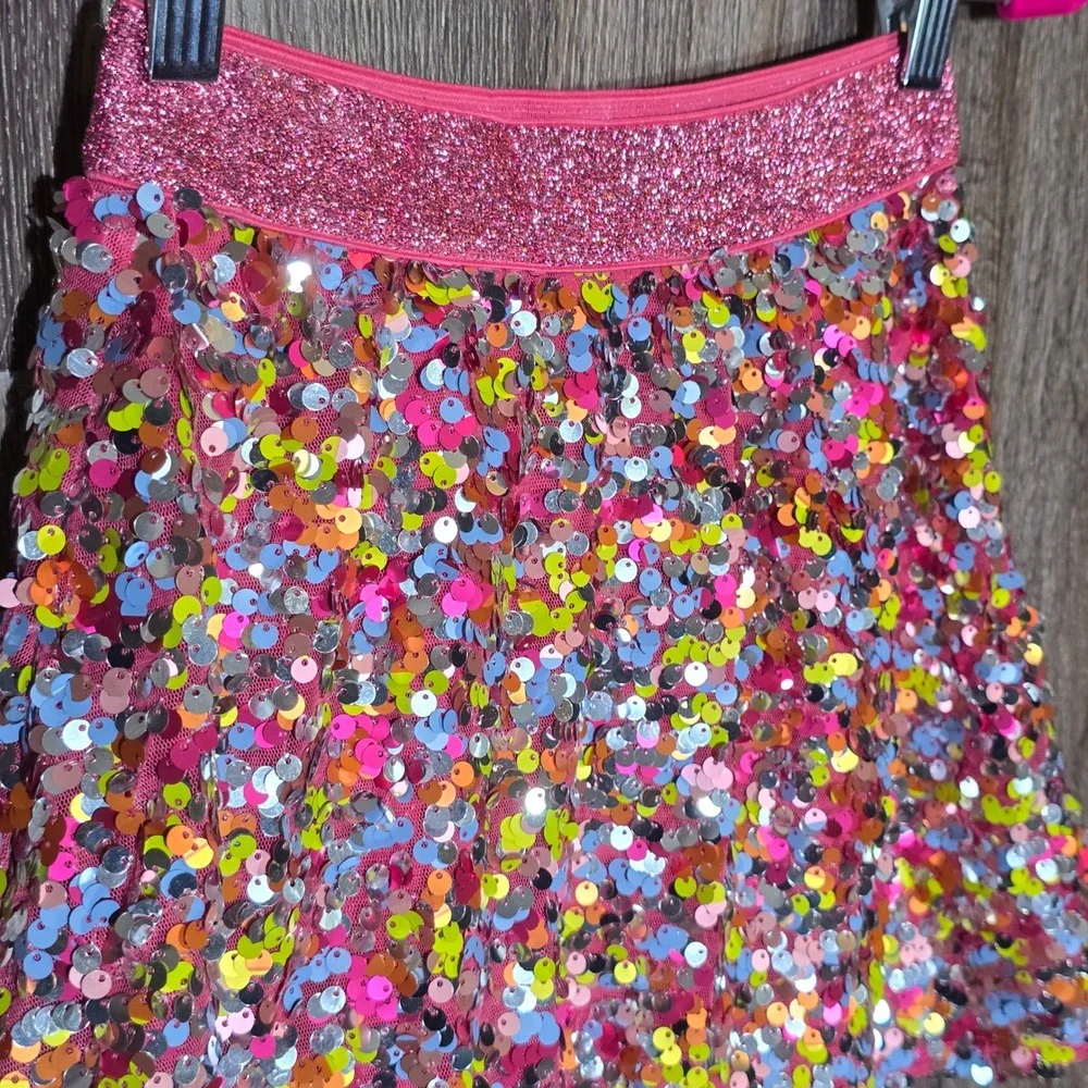 365kids from‎ Garanimals Girls Pink Sequin A-Line Skirt Size 7 Party Sparkle